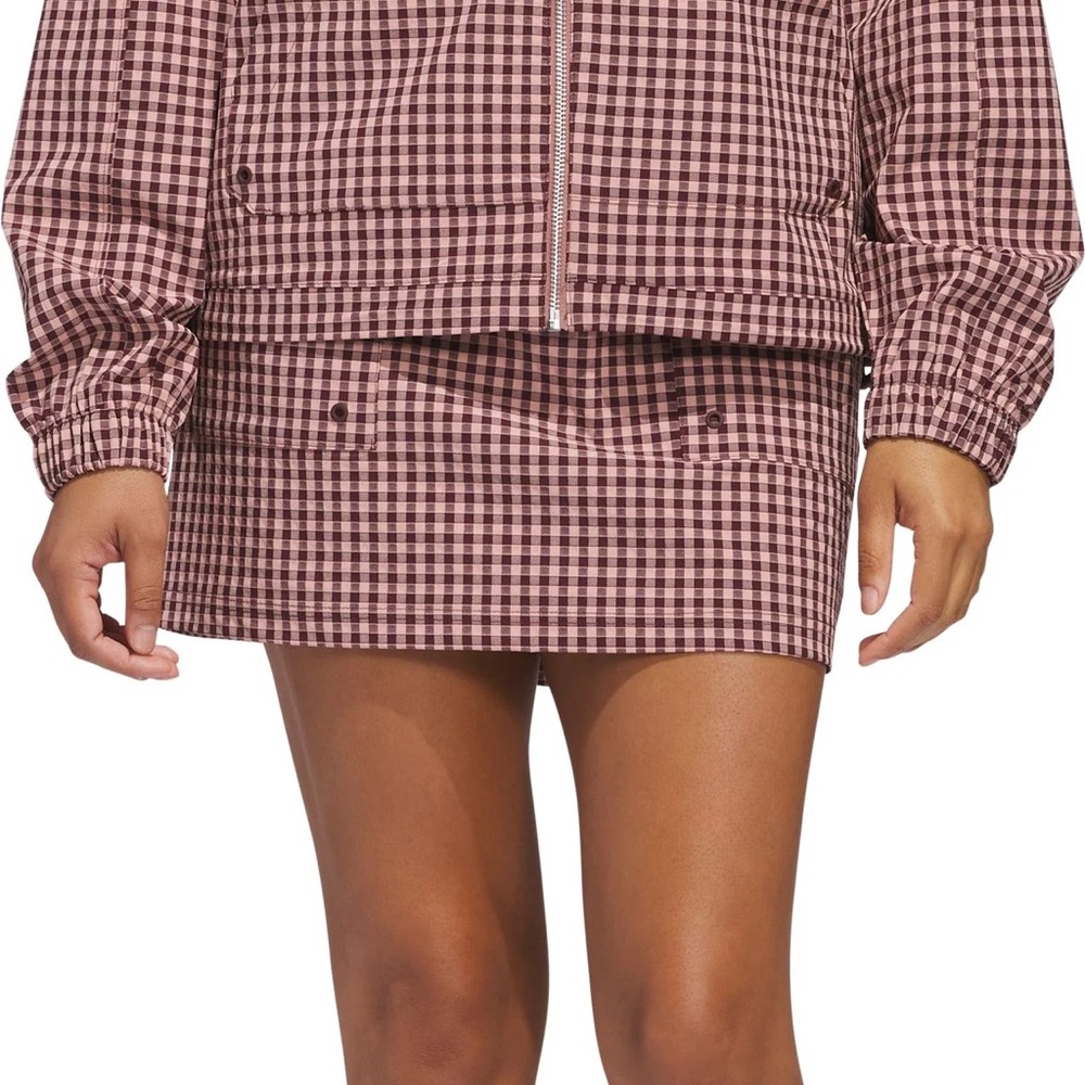Adidas Womens Ultimate365 Gingham Golf Skort Size L